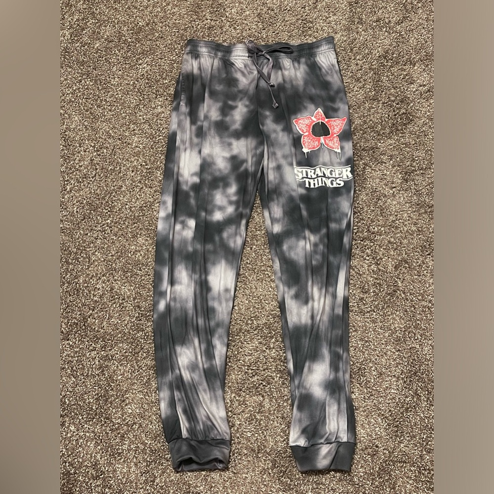 Stranger Things tie-dye joggers size large